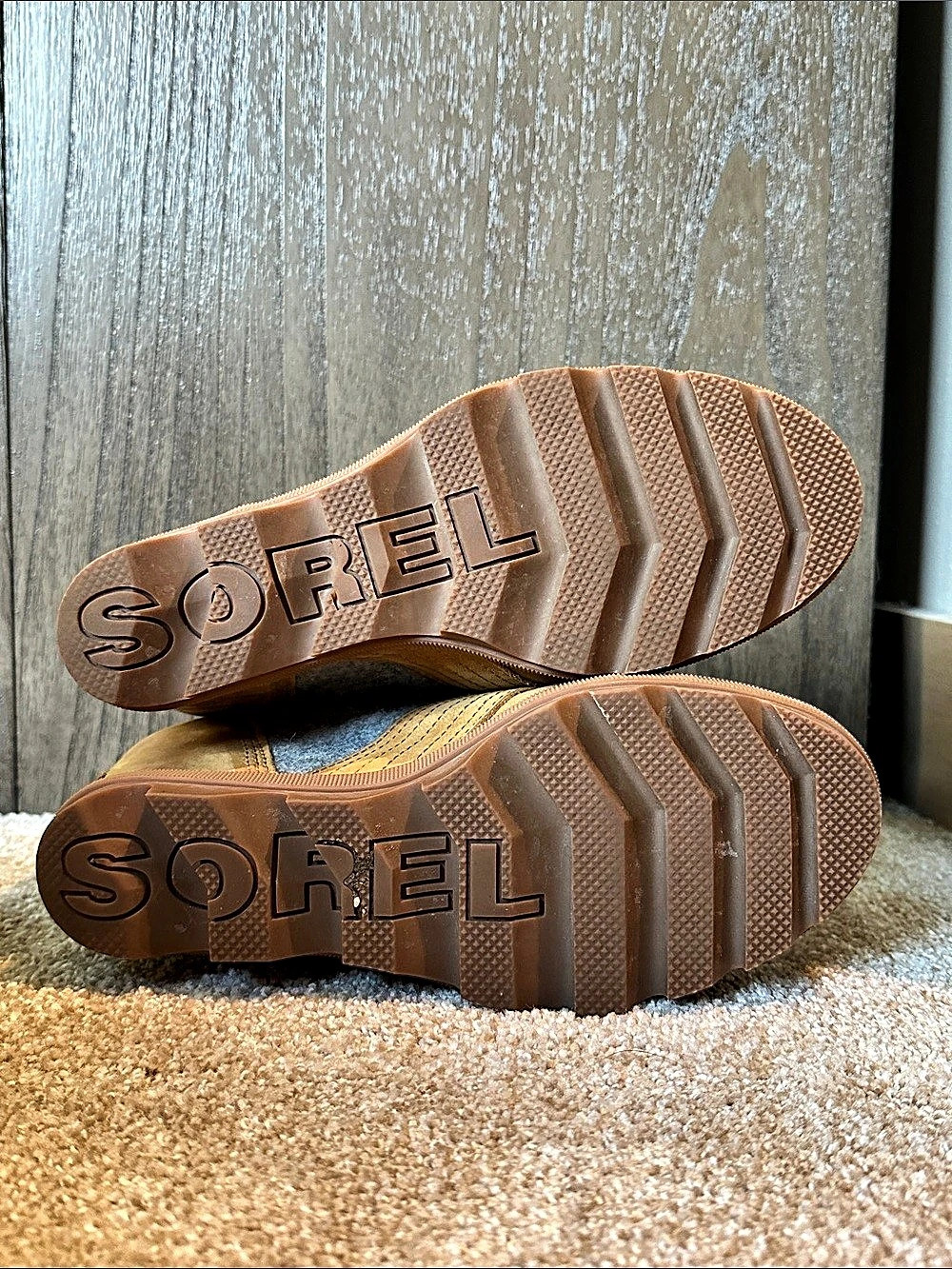 Sorel Joan of Arctic Wedge Winter Boots in Brown & Gray US 8 - Picture 5 of 5